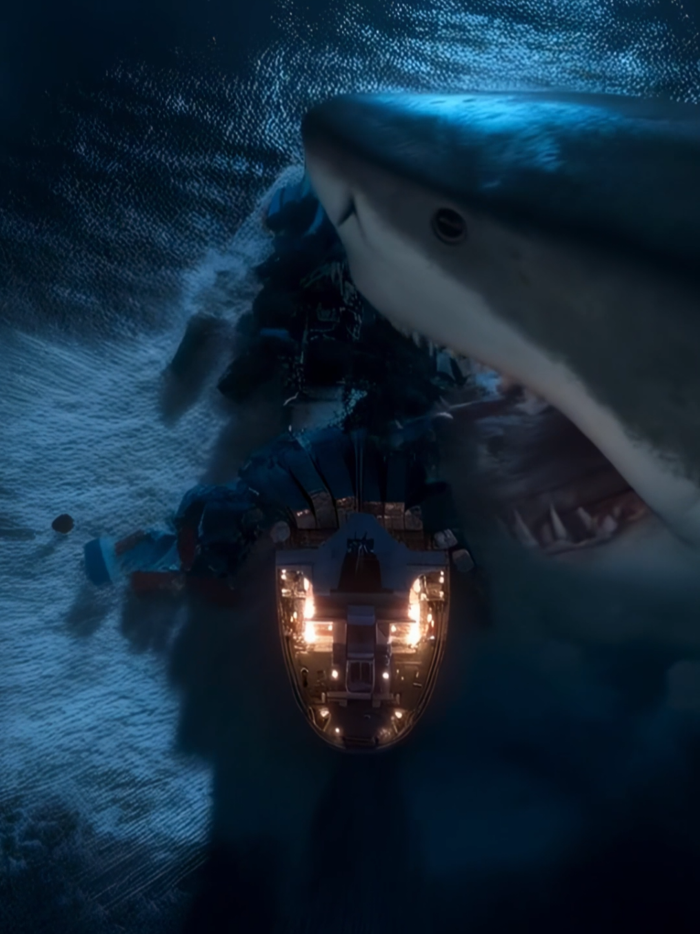 When the ocean itself turns against us… 🌊⚠️ Megalodon attacks caught in terrifying detail. You’re not safe out there. #SyntheticWhispers #megalodon #kaiju #oceanhorror #monstervideo #foundfootage #scaryvideo #giantshark #deepseahorror #apexpredator #viralvideo #horrortok #darktiktok #cinematicvideo #shipwreck #aiart #aianimation #cgi 