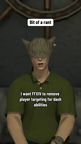 TLDR: remove player targeting from dashes, it’s invasive and makes me uncomfortable  - Comments are off because this is not a discussion  #ffxiv 