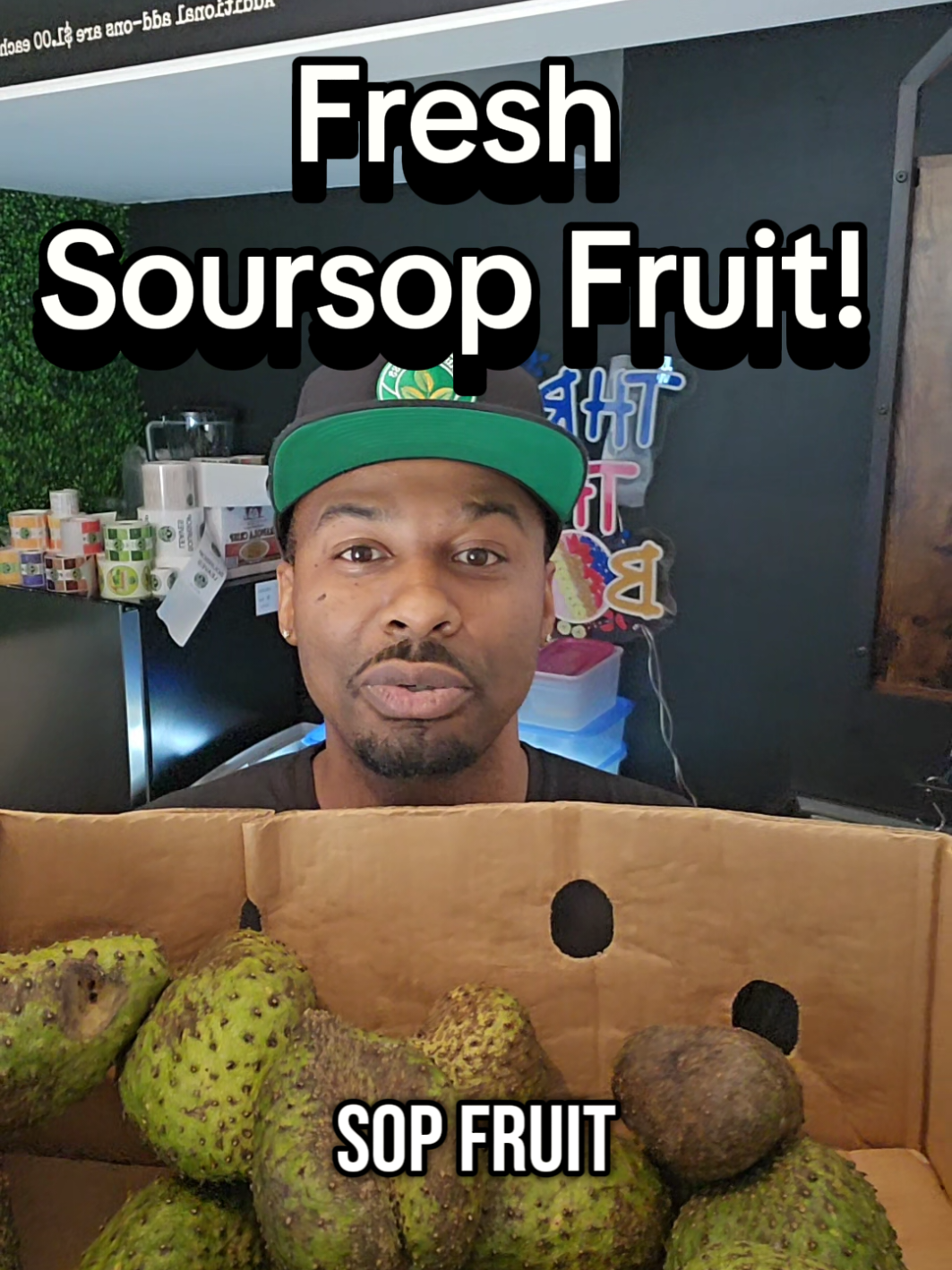 Fresh Soursop Fruit! #soursop #soursopfruit #fyp 