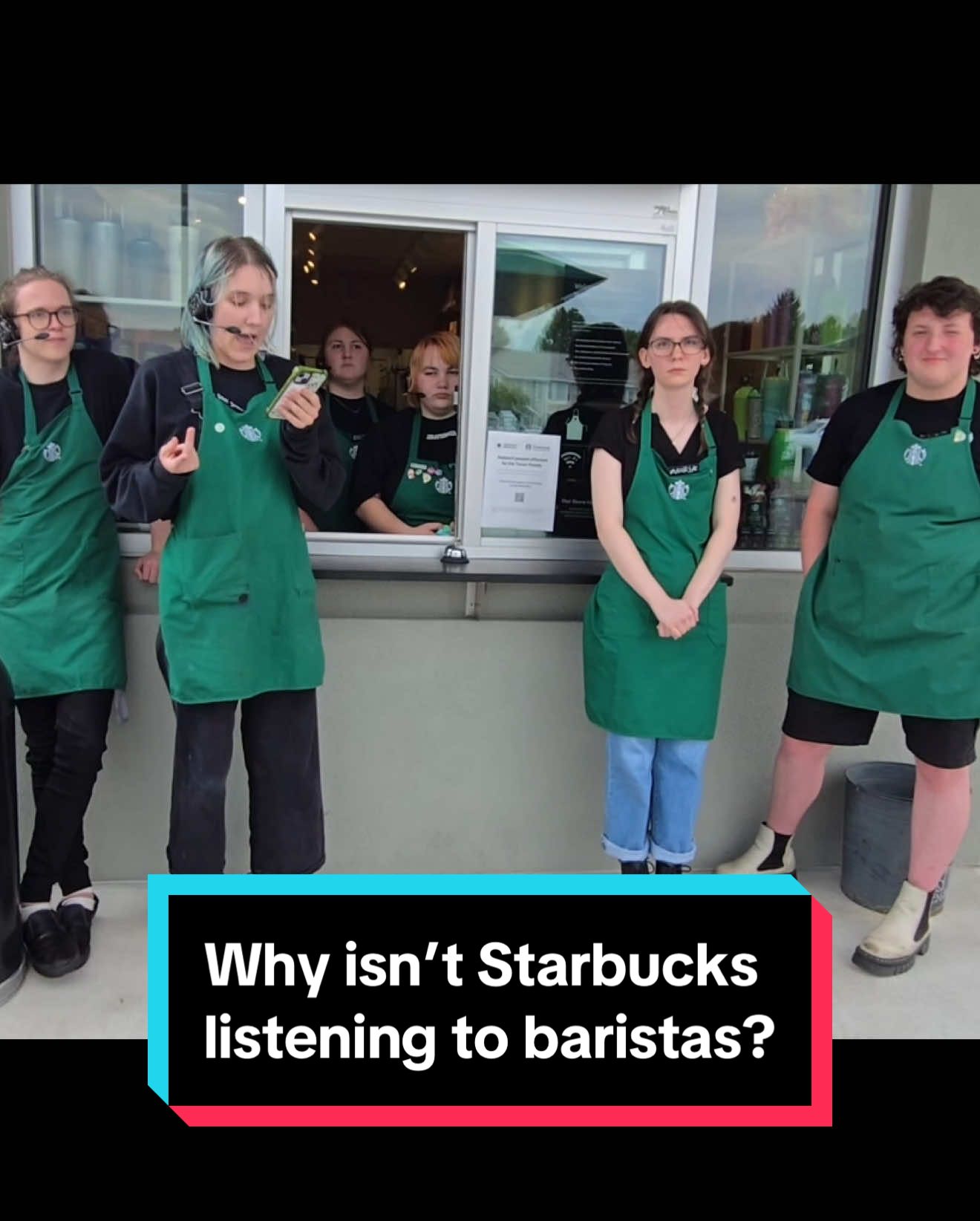 Wait times are long, stores are short-staffed, and Starbucks isn’t listening to the issues we face across the country. Baristas in South Jordan, UT are speaking out about the company’s lack of focus - all after a shift where only 2 partners were working during peak! #starbucksbarista #storytime #unionstrong 