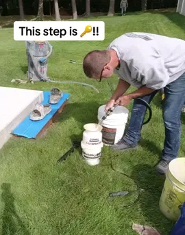 This step is 🔑 when doing a concrete overlay‼️ #mikedayconcrete #mikedayconcreteyoutube #everythingaboutconcrete #theconcreteunderground #fyp 