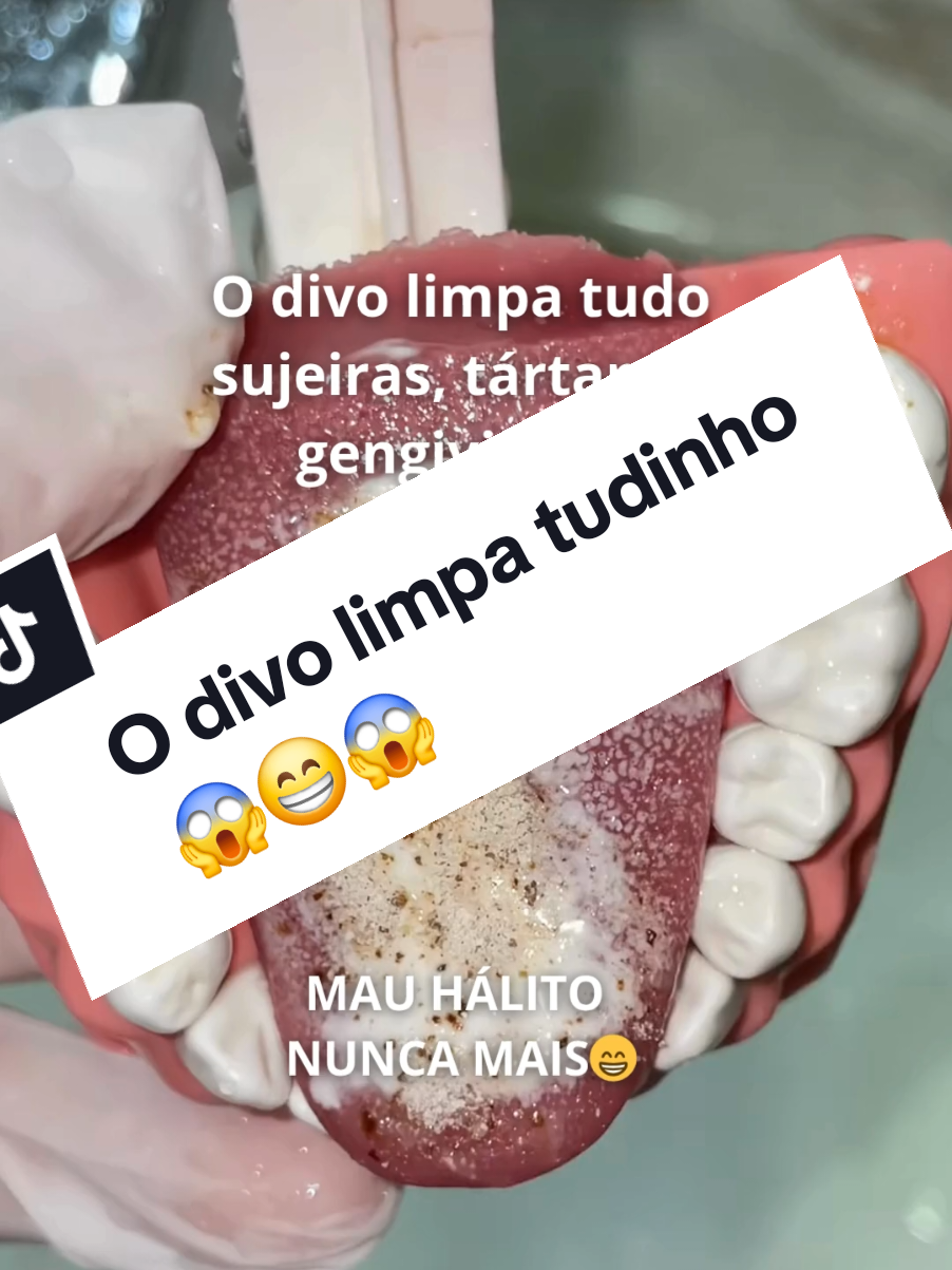 O divo limpa tudo com excelência 😁 #limpeza #limpezadental #dentesbrancos #mauhalito #higienebucal #foryou 