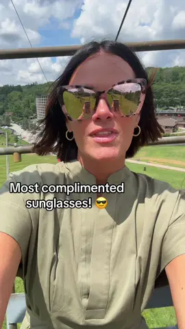 My most complimented sunglasses wherever I go! Mirrored lenses and polarized. Oversized, doesn't grip your hair, looks great on the head. #dealsforyoudays #tiktokcreatorpicks #sunglasses #bigsunglasses #sunnyday #diffsunglasses 