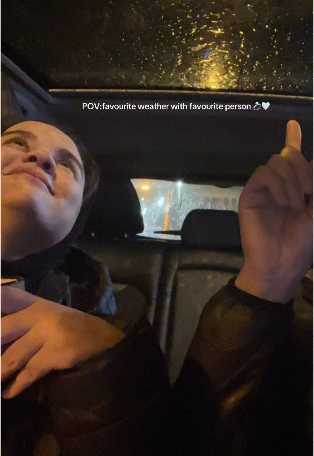 POV : favourite weather ☔️ with my favourite person 🤍                      #fyp 