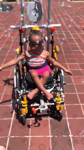 Our favorite pass time while in traction is playing with the bubbles❤️ #fypシ #fypシ゚viral #fyp #PhoenixStrong #halogravitytraction #cerebralpalsy 