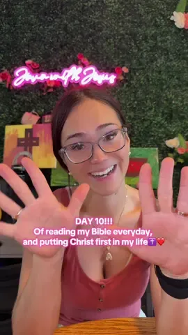 Day 10!!!! Woop woop!! ✝️❤️ Today we read Mathew chapter 3! Where John the Baptist prepares the way for Jesus by preaching and baptizing people in the Jordan river!  He even gets to baptize Jesus himself!! How stinking cool!!! I love you all! God bless🥰❤️           #letsreadthebible #challenge #miniseries 