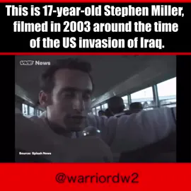 Watch: Young Stephen Miller jokes “torture is a celebration of life” 🤬🤬🤬🤬🤬🤬🤬🤬🤬🤬 At just 17 years old, #StephenMiller was already publicly experimenting with rhetoric that reflected disturbing views on violence, torture, and authoritarian power. In a high school performance captured on video.  Miller stated, “I think the ideal solution would be to cut off their fingers. I don’t think it’s necessary to kill them entirely… Therefore torture is the way to go. Because torture—people can live. Torture is a celebration of life and human dignity.”  Framed as satire or performance, the comments still revealed a troubling comfort with brutality, rationalized as morally sound. He added, “We need to remember that as we enter these very dark and dangerous times in the next century.”  He later closed with a surreal mix of self-deprecation—“I’m 17, I’m pretty sexy… but my hair is just receding”—and a song rendition of “Let Me Be Yours Until Tomorrow.” On its own, this footage may have passed as a teenage attempt at provocation or performance art. But in light of Miller’s career, the tone and content seem far more telling. #StephenMiller #DonaldTrump #torture #familyseparation #publiccharge #immigrationpolicy          @vicenews confirmed Miller’s identity through three individuals who were present at the time, verifying the video’s authenticity. Miller is currently White House Deputy Chief of Staff.  https://www.vice.com/en/article/stephen-miller-torture-video-iraq/