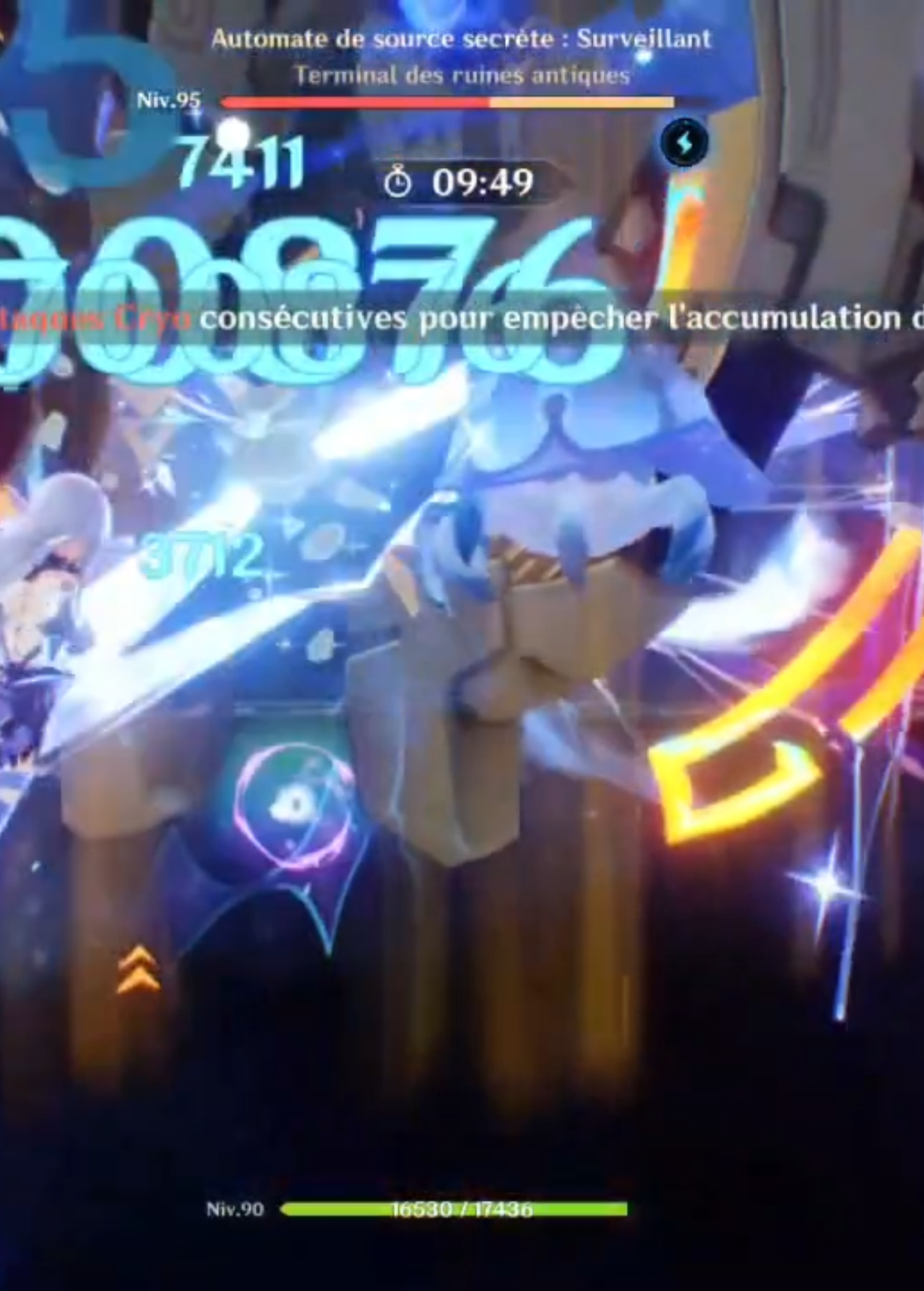 ❄️ Top Half | 38 sec | Skirk 👑 #skirk #GenshinImpact #skirkgenshin #build #hoyocreators #speedrun  #showcase 