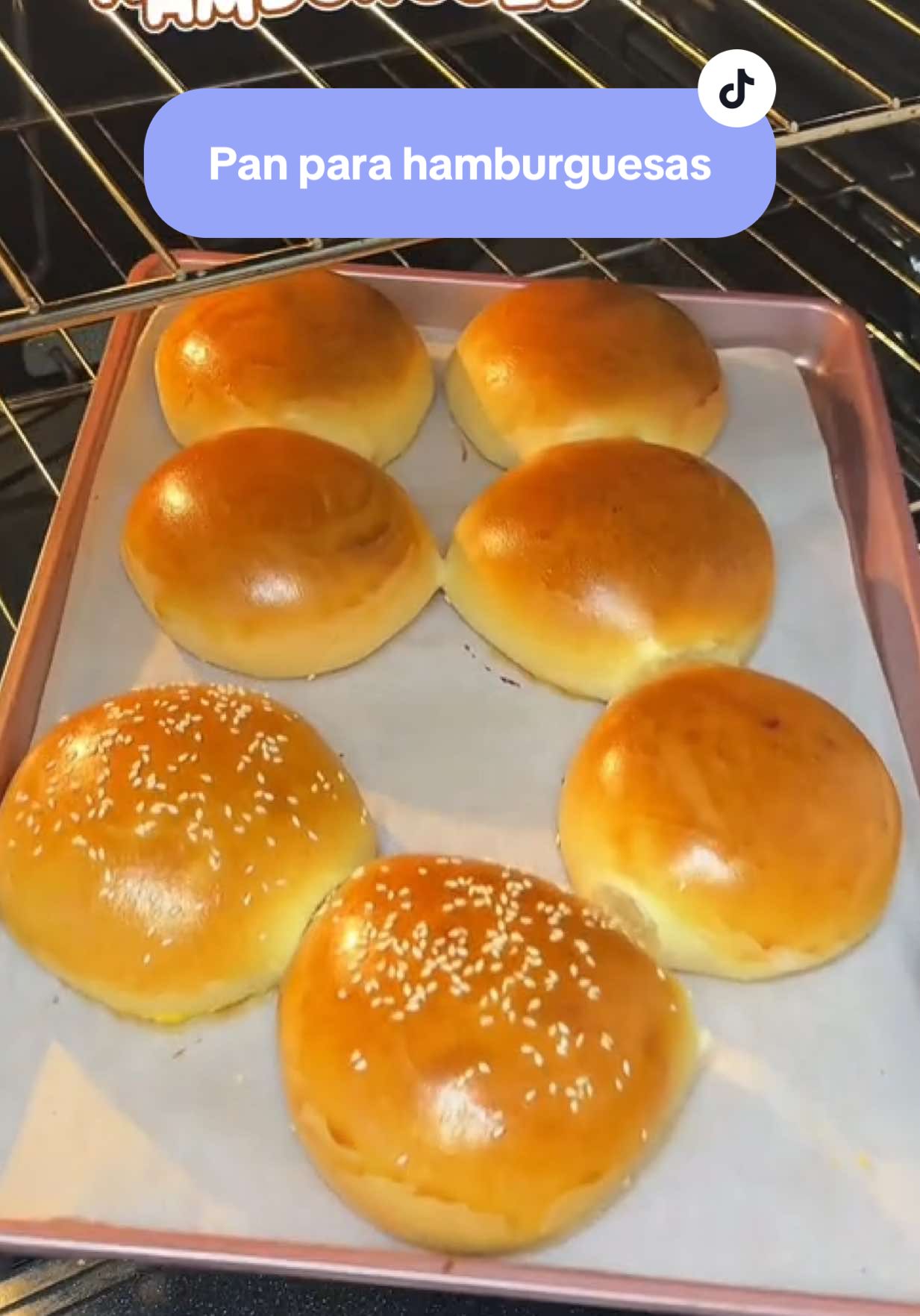 Receta de pan para hamburguesas. Son muy fáciles de hacer y quedan muy deliciosos🤤🥰 #panparahamburguesa #hamburger #burger #pancasero #panrecipes #tiktokusa #usa🇺🇸 #beatrizcontreras31recetas #hamburguesas #comidacasera #comidarapida #dinner #ideasdecomida 