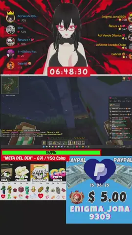 MAICRA CON R3G4L05!#MINECRAFT #tikfinity #streamtoear #elgrymi #grymori