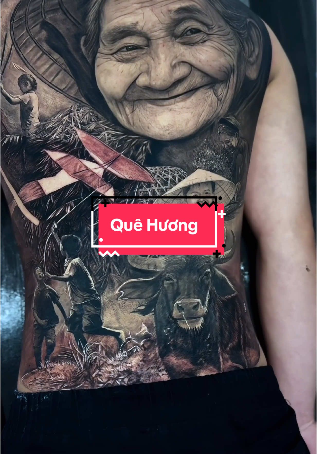 Trả lời @Lê Thanh Nhã Hoàn thiện tác phẩm Quê Hương.. #tattoobinhduong #tattoothienbeo #xambinhduong #tattoo 