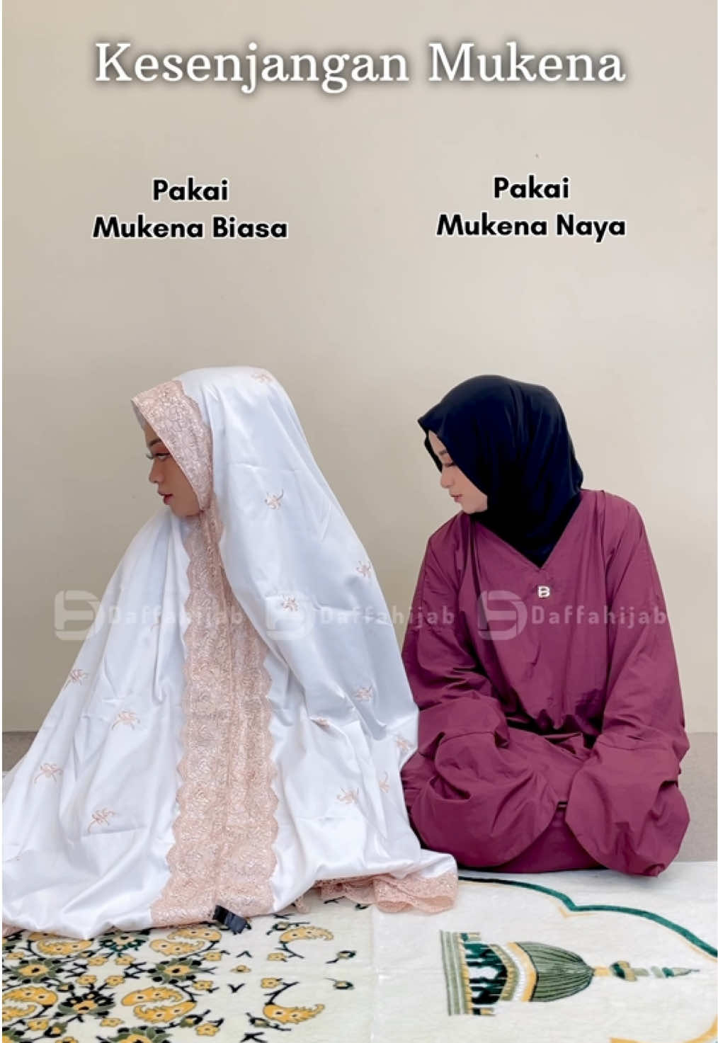 kesenjangan mukenah nih pakai mukena travelling ini super simple cantik ga ribet dan ga menuhin tas #mukena #mukenatraveling 