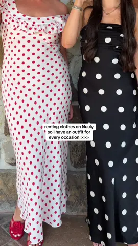 Polka dot party!!! @nuuly  #clubnuuly #nuulypartner #nuuly #clothingrental #polkadot #dresses #clothingbrands #Sustainability #sustainablefashion 
