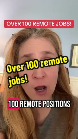 Over 100 remote jobs! #workfromhome #remotework #workfromhomejobs #wfh #wfhjobs #onlinejobs #makemoneyonline 