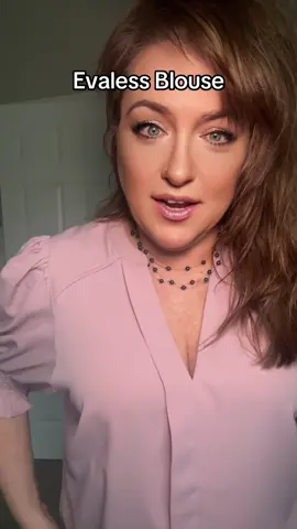 This is such a beautiful dusty rose color. I just love it. #blouses #blouse 