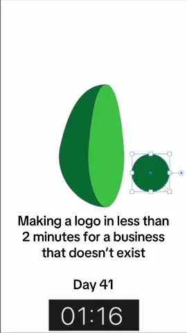 Here’s an egg and avocado combo for day 41! #fy #fyp #illustrator #speedrun #logo #streaks #guapsire 