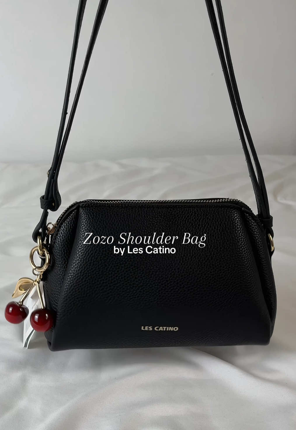 simple nambah kesan elegan cakep bgttt #zozoshoulder #shoulderbag #lescatino #taslescatino #tasselempang 