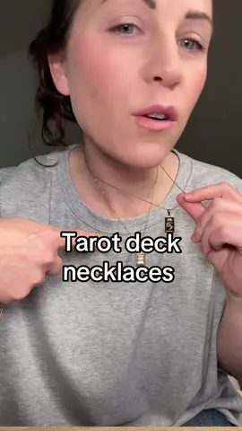 These tarot deck necklaces are so cute 🥰 #necklace #necklaces #necklacestack #tarotcards #444 @SIXFOX-JEWELRY 