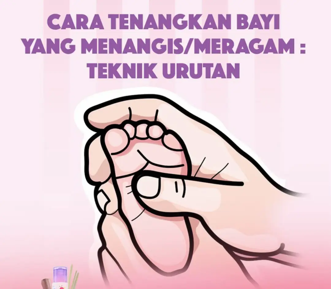 . Bila baby start menangis tak menentu, anda tak perlu panic kalau dah tau teknik urutan ni.  . Baby selesa dan stop nangis. Cuba sendiri dan tengok kebaikannya, insya Allah.