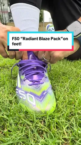 F50 “Radiant Blaze Pack”on feet! #adidasFootball #adidasThailand #RadiantBlazePack #F50 #F50Elite #tksports #Daretheimpossible #รองเท้าฟุตบอล #รองเท้าสตั๊ด #รีวิวรองเท้า #tiktokfootball #tiktokรองเท้า #รีวิวรองเท้าสตั๊ด 