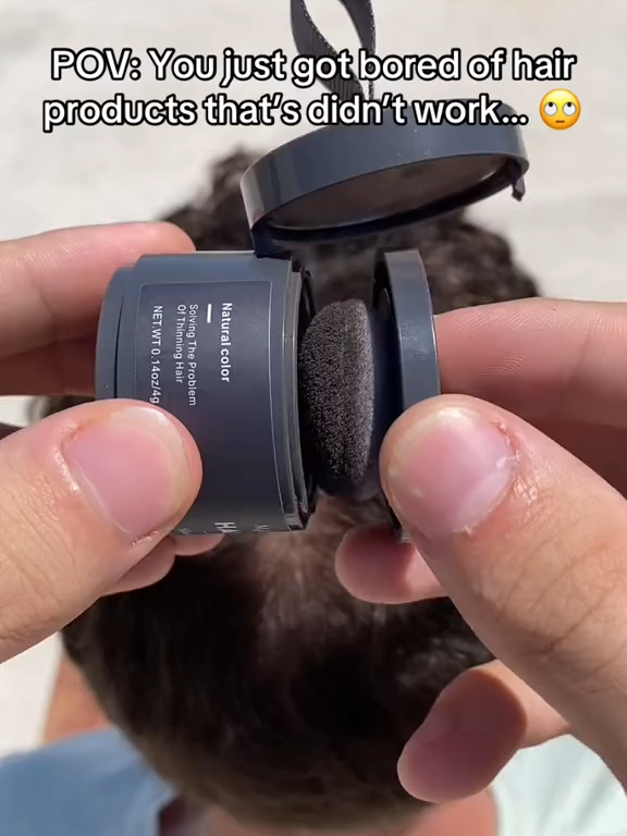 Hairline looking sparse? Fix it in 5 seconds ⚡ Waterproof, sweat-proof, and confidence-proof. Tap to upgrade your look 👊💈 #hairline #hair #hairhack #tiktokmademebuyit