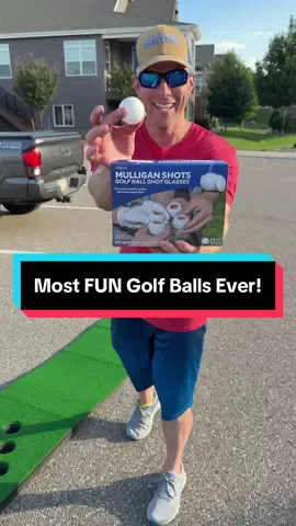 These golf balls have a fun secret! They are actually mini flasks and shot glasses! Thanks to @PlayGoSports   #golftiktok #golfing #flask #drinking #fyp 