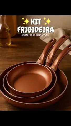 Esse é o melhor kit de frigideiras,e não gruda nada🤌🤩✨ #facilidadenacozinha