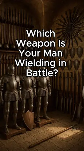Which Weapon Is He Wielding in Battle? #fyp #viral #tiktoktrend #medievaltiktok #medievalhistory #historytiktok #knight #Couples 