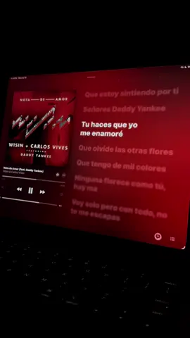 🙌 Ayúdame a llegar a 10k seguidores 🎧 Aquí se suben las letras que no te sacas de la cabeza 💌 Nota de Amor – Wisin ft. Carlos Vives & Daddy Yankee #FYP #NotaDeAmor #Wisin 🎶 Sígueme y comenta qué canción quieres ver 👇