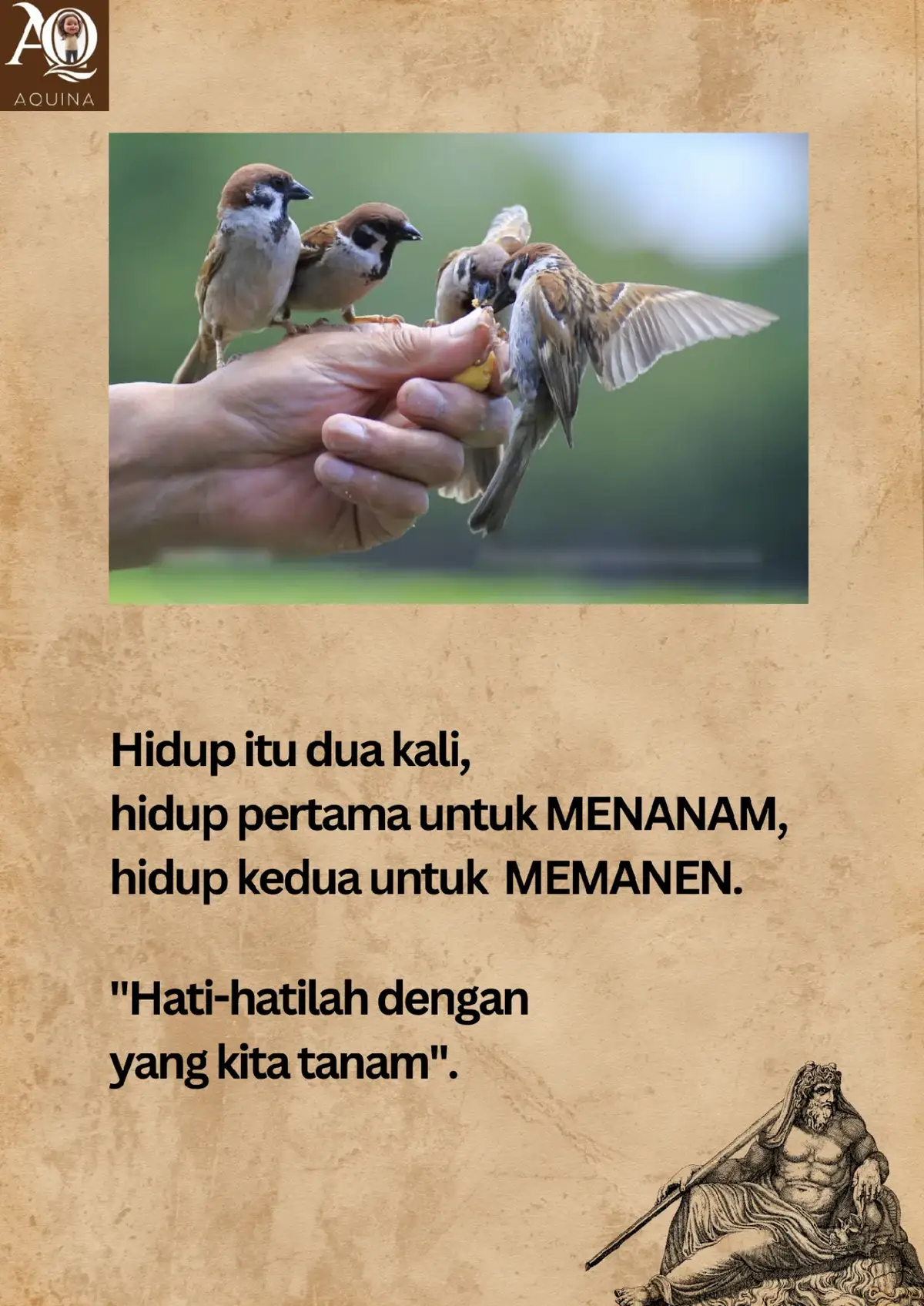 Hati-hatilah dengan yang kita tanam.. #menanam #memanen #tanam #katakatabijak #katakata #selfreminder #motivasi #fypシ゚ #fyp 