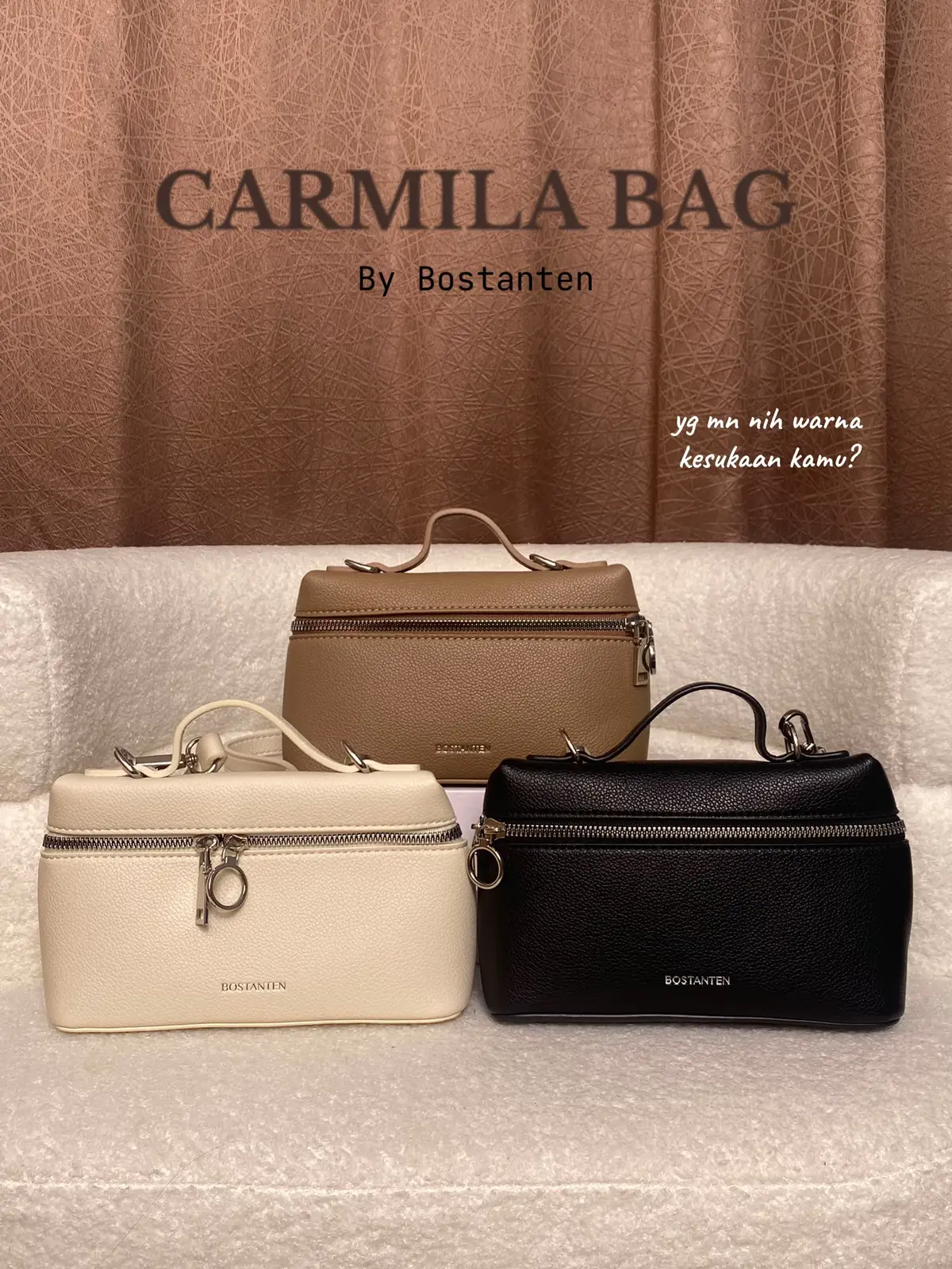 3 warna, 1 gaya elegan! CARMILLA BAG hadir dengan desain simpel tapi tetap classy — cocok banget dipakai ke kantor, hangout, atau acara formal 👜 Pilih yang mana? • Hitam – bold & elegan • Coklat – kalem & hangat • Putih – manis & netral #TasWanitaKekinian #CarmillaBag #TasCantik #TasCewekHits #TasPesta #TasKerja #OOTDTas #TasFashion #TasTrendy #TasStylish #TasMurah #TasKekinian #TasImportLook #TasElegan #TasLucu