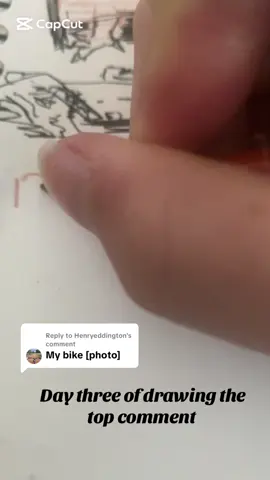 Replying to @Henryeddington day three of drawing the top comment and today I’m drawing @Henryeddington mountain bike I hate this #art #drawingthetopcomment #drawing #slavery #topcomment #labubu 