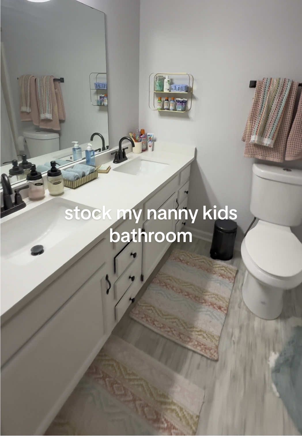 ready for all the sleepovers at my house 💖#CapCut #organization #nanny #nannykids #bathroomorganizing 