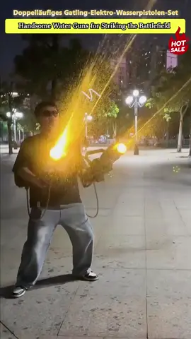 🎉Double-barrel Gatling electric water gun set 50% di sconto per un tempo limitato 🔫～ Motore elettrico a tiro continuo, 8-10 metri di portata è super potente ✨ 💦 💦 Dazzling flash, giorno e notte giocare sono accattivanti! La batteria dura a lungo, l'impugnatura è comoda da tenere in mano per molto tempo, un must per le battaglie d'acqua estive! 🔫🔫 Porta la tua famiglia al parco o in piscina per una battaglia a colpi d'acqua! 🛒 Afferra subito questo fantastico affare! 👇