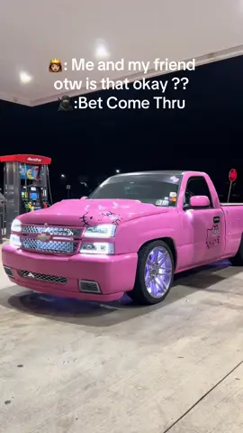 Whine Fine 🤝🏼🩷 #pink #pinktrucks #fyp #fylpシ #hello #hellokitty #parati @statik.dii3gx 🩷bubble eye