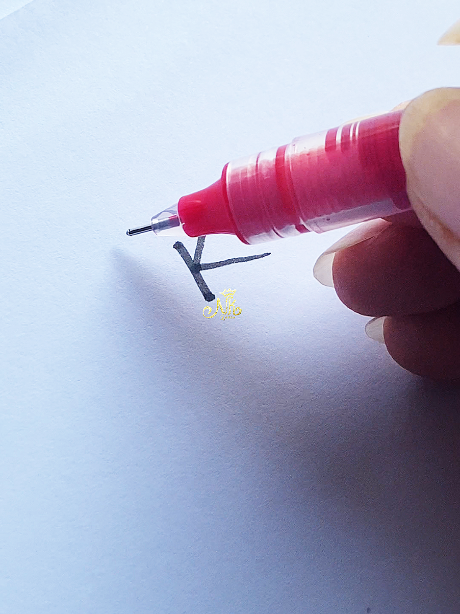 How to sign the letter K? 