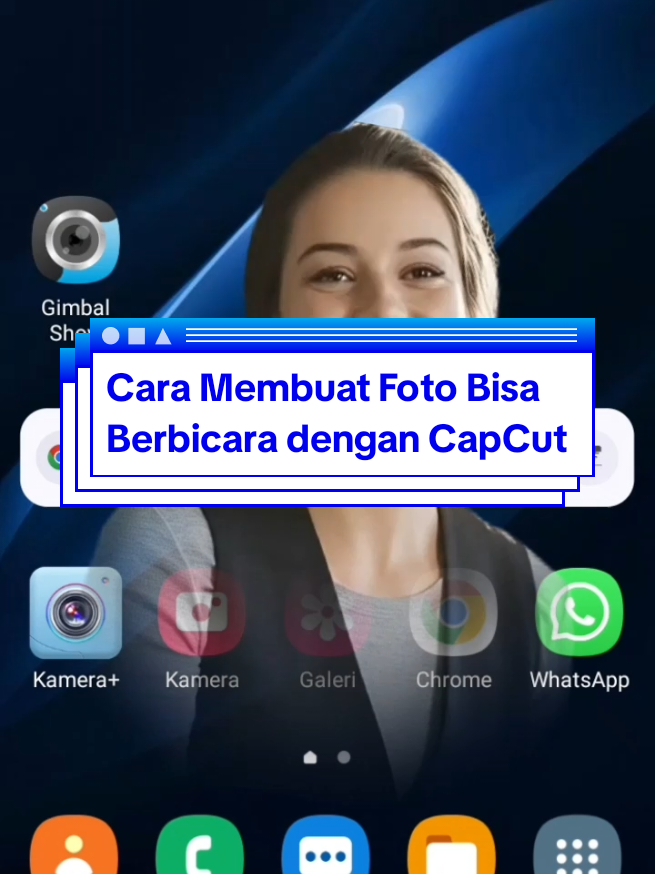 Cara Membuat Foto Bisa Berbicara dengan CapCut #caramembuatfotoberbicara 
