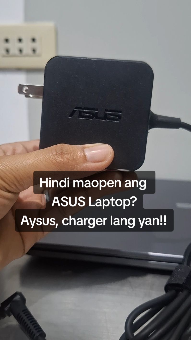 Baka need mo ng bagong charger, try mo muna 'to! 200 plus lang naman. #charger #asuscharger #asuslaptopcharger #originalcharger #laptopcharger #asuslaptop 