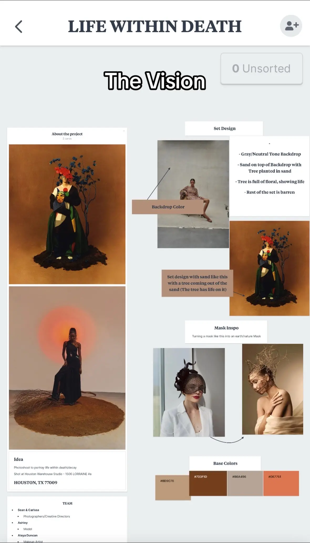 This project had so much detail that went into it and we absolutely love how everything turned out.  Our vision was simple, we wanted to showcase life and death in the same scene. We searched and searched for an inspo photo that resembled something along the lines of what we wanted and then we found it. We used our original inspo and worked with our florist to come up with the soil/tree props for our set. Once we figured out how we wanted it to look on set, it helped us decide the colors we wanted to use for the backdrop and wardrobe. We then decided who our model would be (which was someone we had wanted to work with for a while). With several other steps and decisions along the way(things like HMU/Lighting/Rentals/Team/Studio/Schedule/BTS/etc), we ended up curating exactly what we envisioned. This project wouldn’t have been possible without all of these amazing creatives, we’re truly so blessed to be a part of an amazing community🫶 #photography #fyp #photographer #fashionphotography #creativephotography #photoshoot 