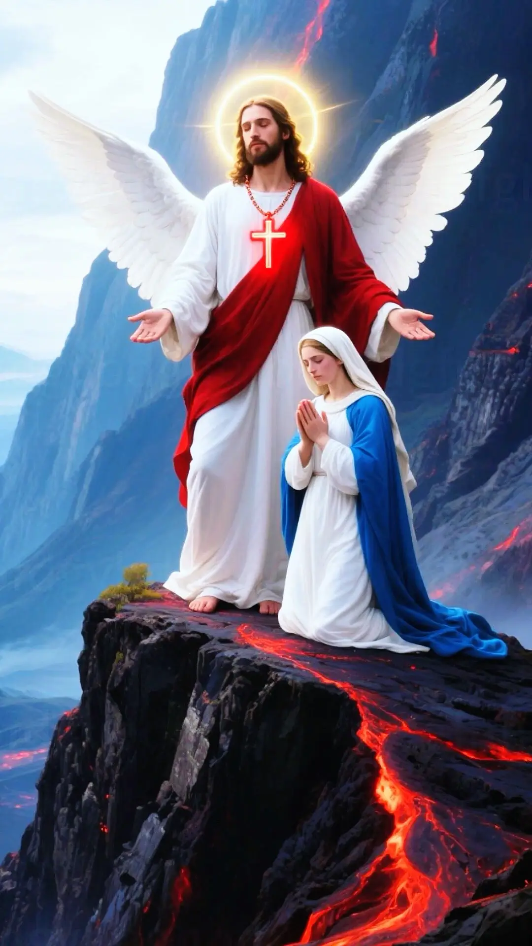 The Timeless Grace of the Virgin Mary.#Motherofjesus #CatholicFaith #DivineGrace#HolyMother #religiousicon #fyp #foryou#Amen