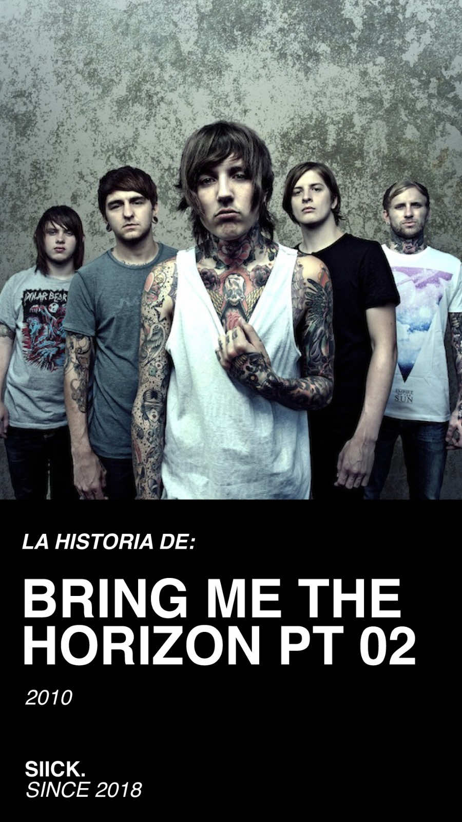 Respuesta a @p4blink La historia de BMTH Pt2 #musica #rock #oliversykes #bringmethehorizon #metalcore #bmth #emo 