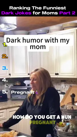 Ranking the funniest dark humor jokes for moms. #funny #trend #challenge #tiktok #shorts #fyp #edgycomedy #FamilyComedy #SavageJokes #momreacts #DarkHumor #FunnyReactions #edits 