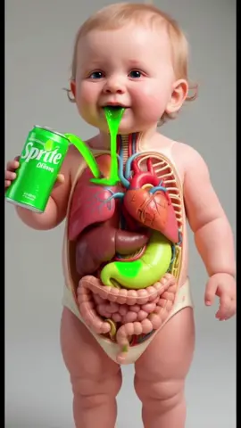 Baby drink fanta unhealthy asmr weird #weird #asmrtiktoks #unhealthy #fanta 
