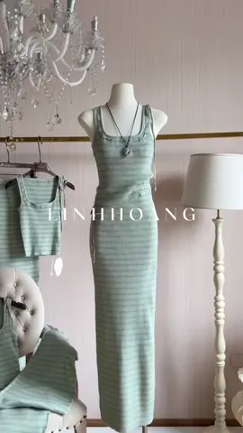 Set len monteghi new nhà em Linhhh 🌊  DBD1423  #linhhoangboutique❤️ #linhhoangdaily #linhhoangday #tipsphoido #thoitrangnu             
