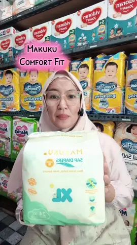 #makukucomfortfit Belinya disini y bun⬆️⬆️⬆️ Makuku Comfort Fit Standar SAP✅ Diapersnya tipis✅ daya serapnya menyuruh #shabirastore2328 