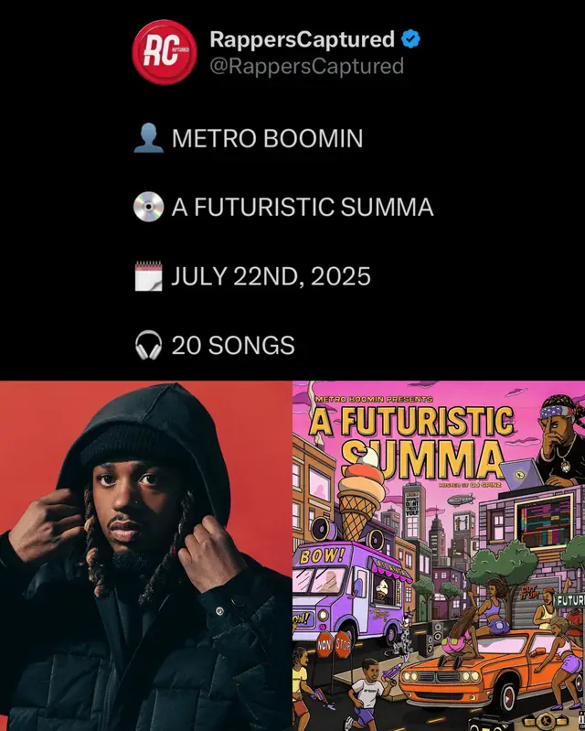 Got a good feeling about this, #MetroBoomin blessing us next week… 💿🙏🏼 