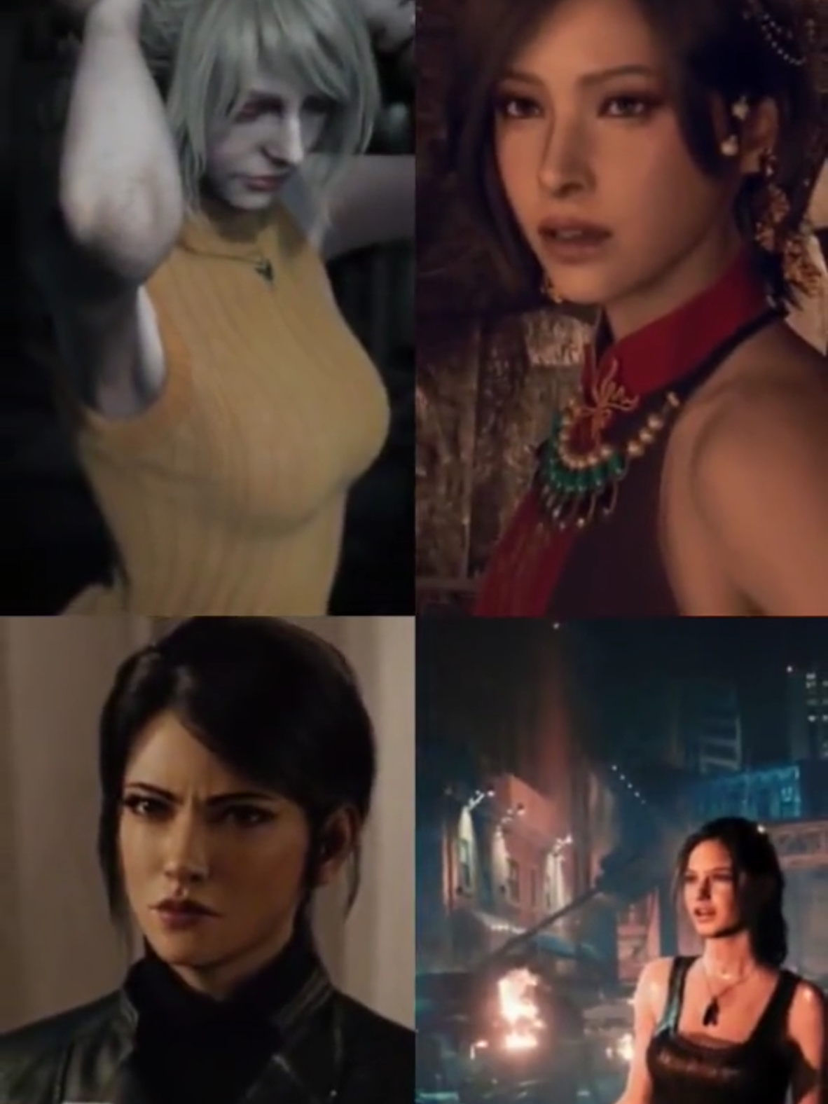 Leon ini banyak banget di ship sama karakter lain, menurut kalian Leon paling cocok sama siapa? #leonkennedy #ashleygraham #adawong #shenmei #claireredfield