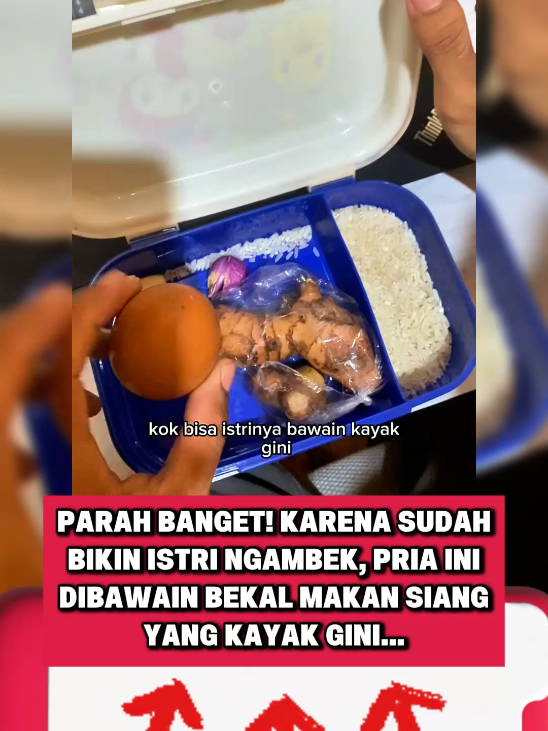 Begini nih jadinya kalo bikin istri ngambek, parah ga? sc: (dm for credits) #istri #ngambek #bekal #makanan #parah #berita #info #fyp #ForYou #viral #trending #videolucu #videoviral