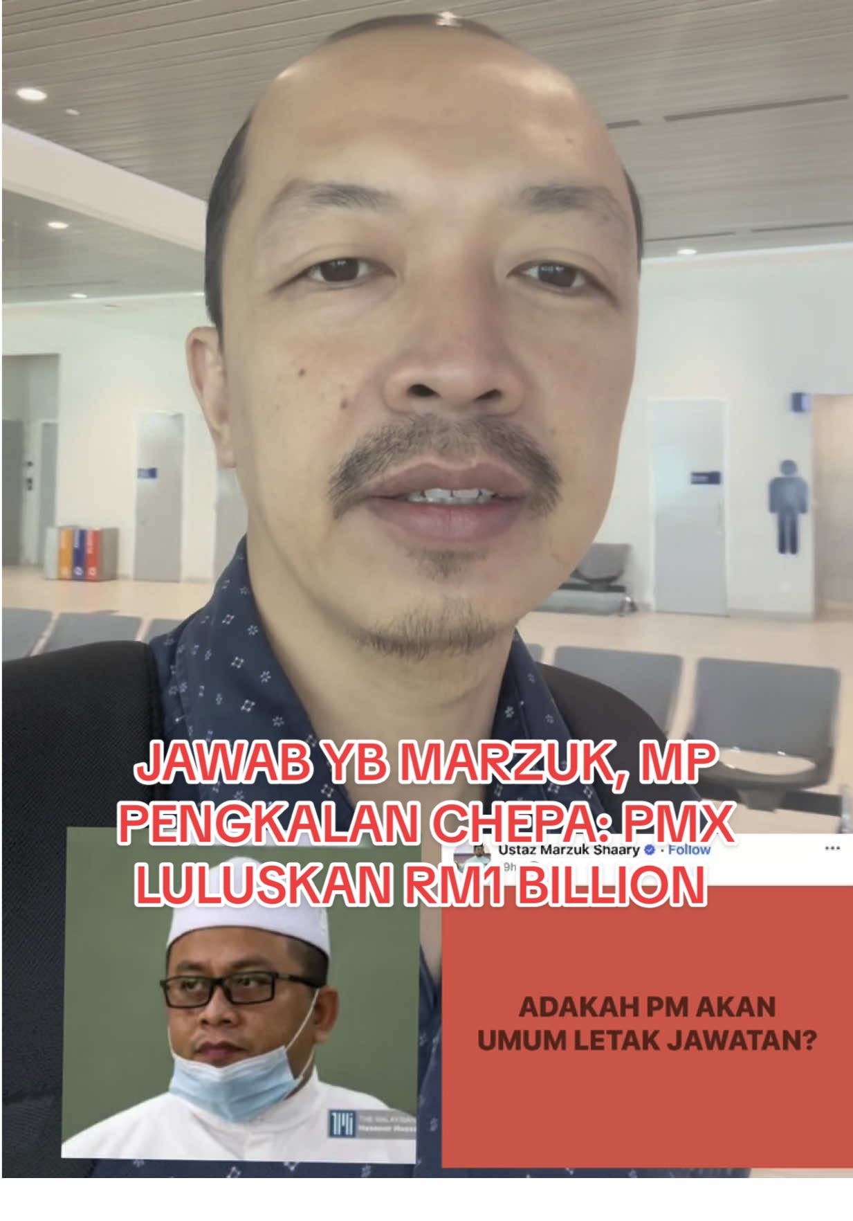 JAWAB YB @Datuk Dr Marzuk Shaary , AHLI PENGKALAN CHEPA YANG SURUH PMX LETAK JAWATAN. PADAHAL PMX @Anwar Ibrahim SUDAH LULUSKAN RM1 BILLION UNTUK PEMBANGUNAN PENGKALAN CHEPA. #syamghaz #malaysia #kelantan #airport #pengkalanchepa #jambatanpalekbangtumpat 