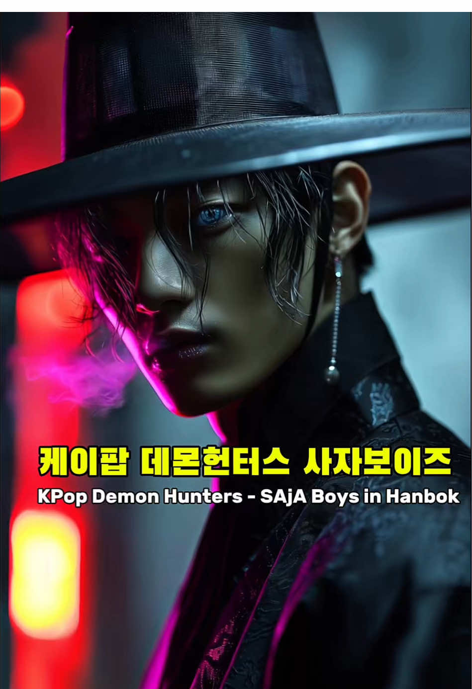 케이팝 데몬 헌터스 사자보이즈 한복 Ver. KPop Demon Hunters Realistic - SAjA Boys in Hanbok #kpopdemonhunters #sajaboys 